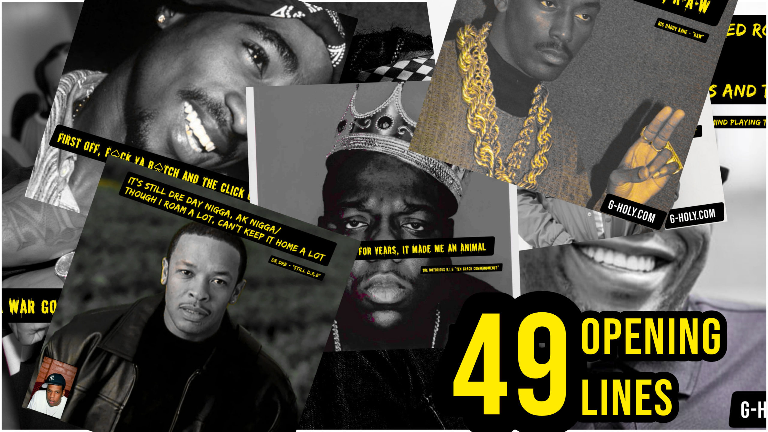 49 of Hip-Hop’s Greatest Opening Lines